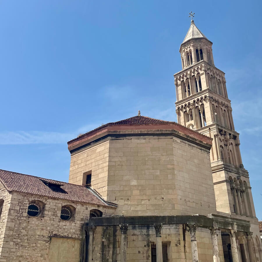 old town, diocletians palace, split, croatia