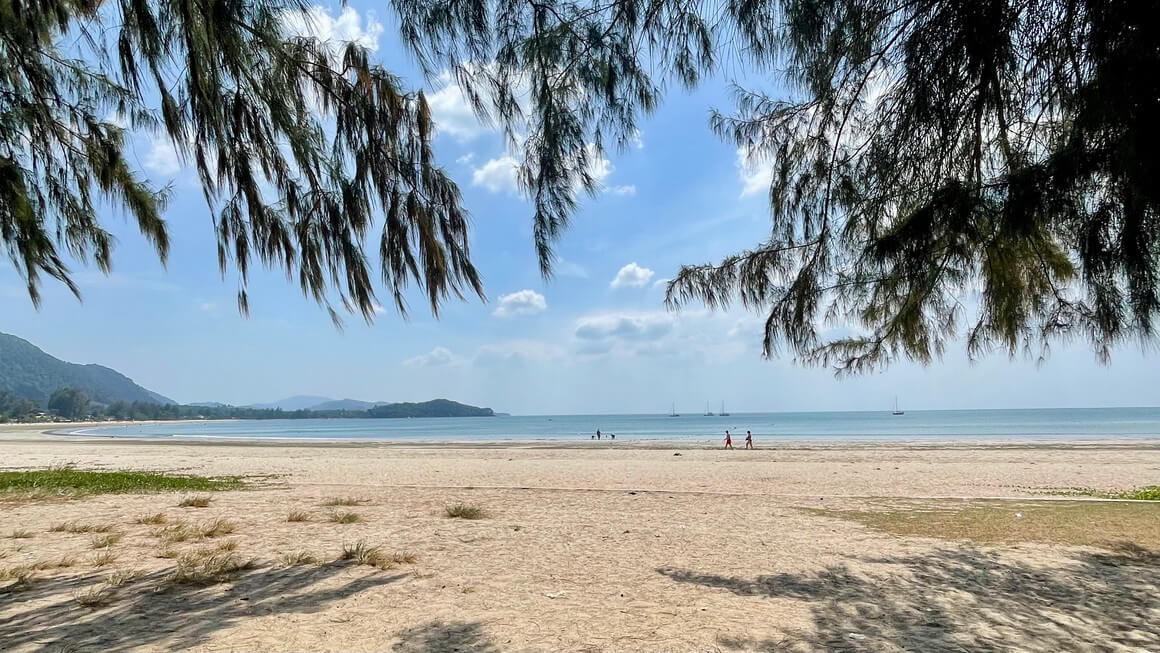 Klong Dao beach on koh lanta, thailand