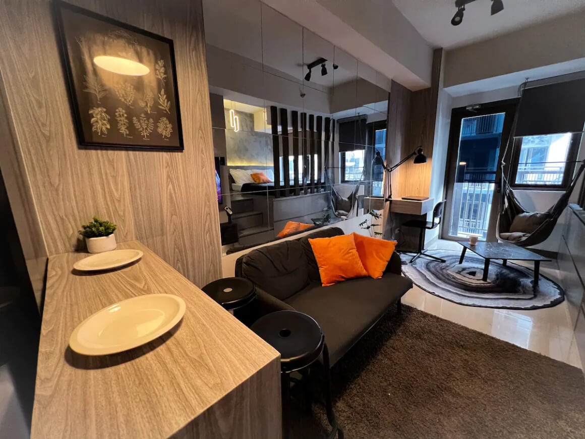 Tatami Inspired Bachelor’s Pad with Office Space Pasay Philippines