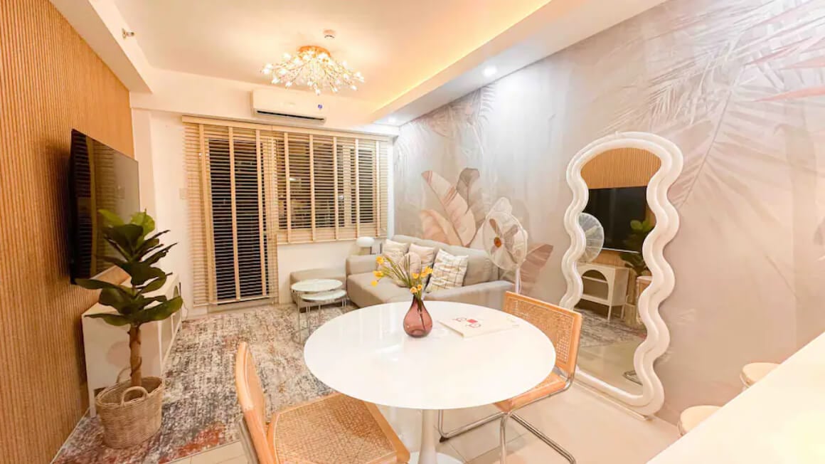 Trendy Two-Bedroom Apartment with Covered Parking Pasay Philippines