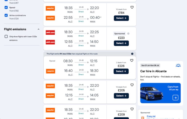 is booking.com a good place to book flights