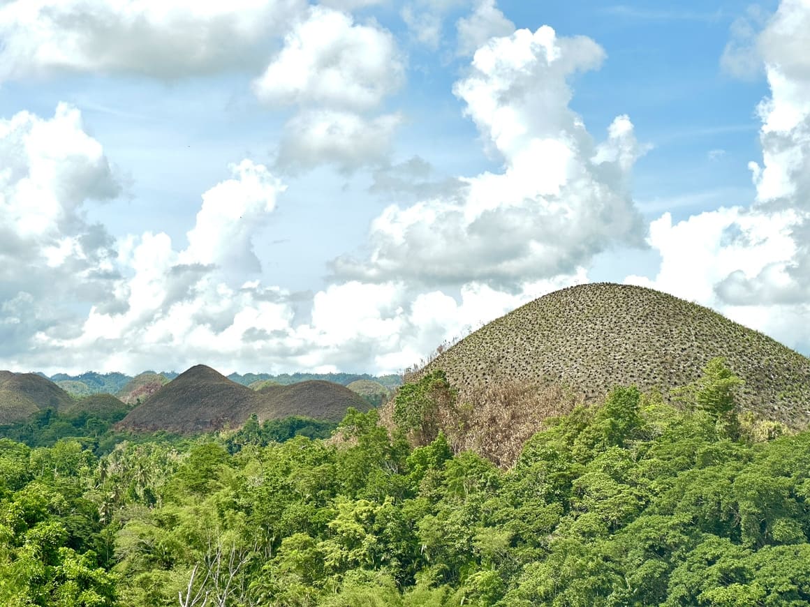 Chocolate hills in Bohol, Philippines