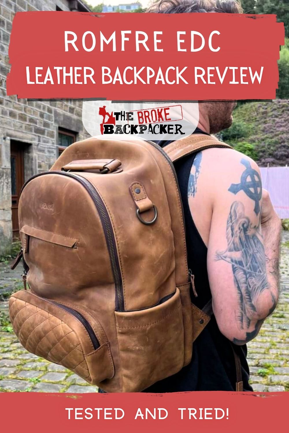 EPIC ROMFRE EDC Leather Backpack Review 2024