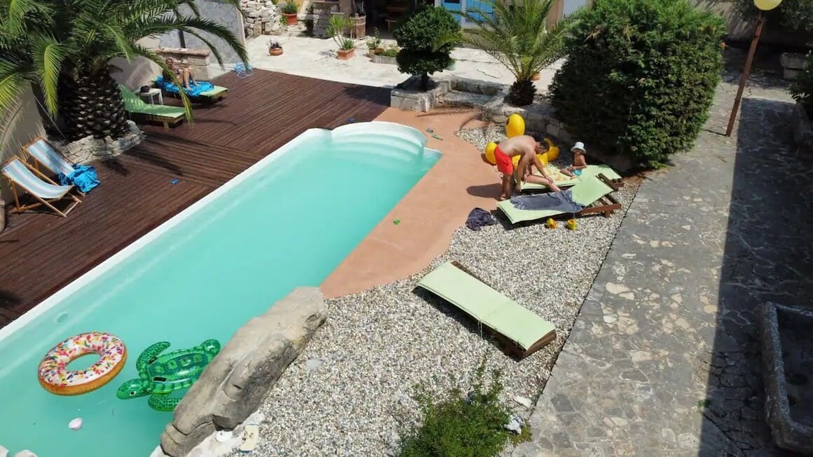 Ivana's Swimming Pool Apartment Zadar Croatia