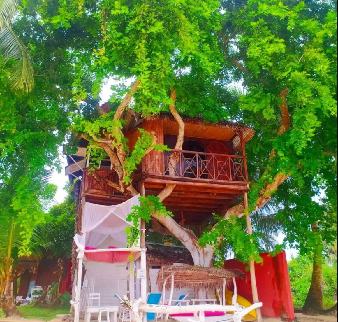 Rustic Treehouse on the Beach in Madagascar