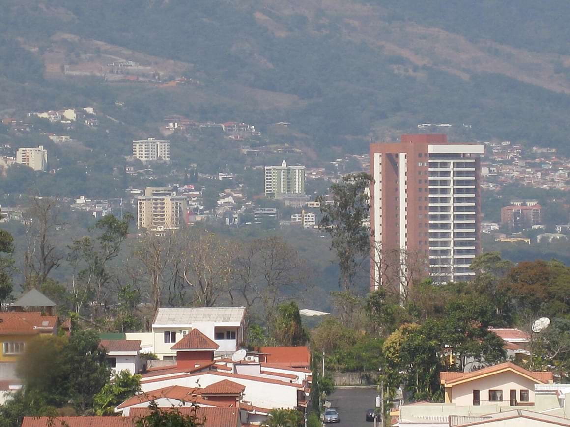 san salvador el pedregal and foothills of escalon