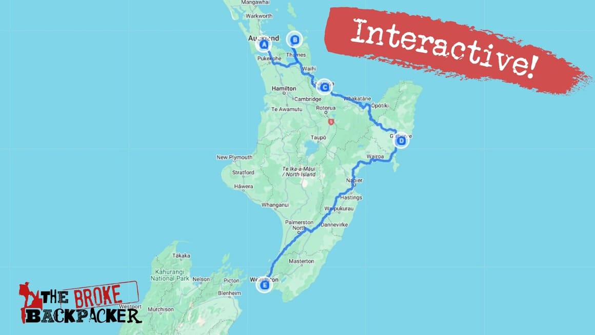 North Island NZ Route 2