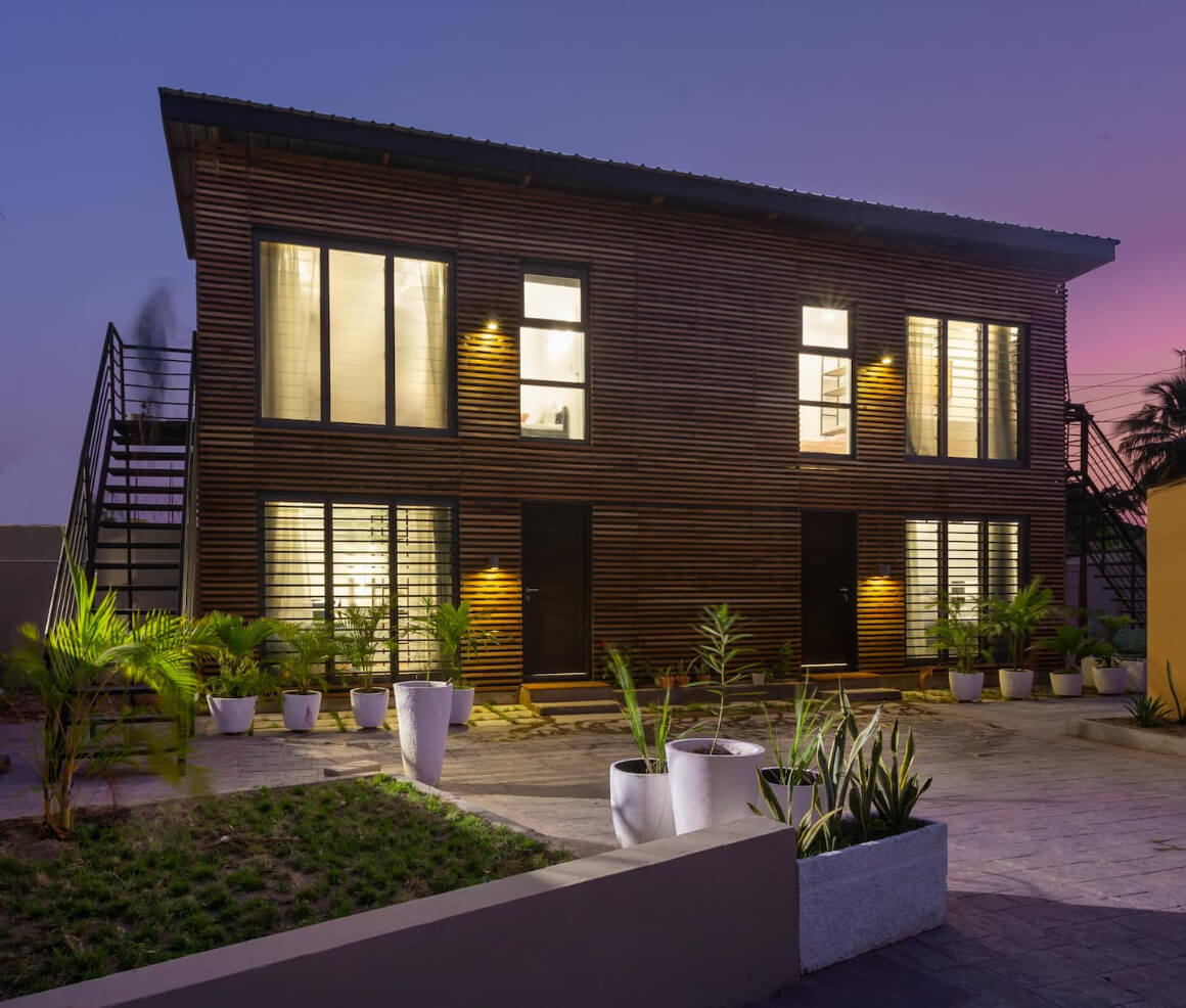 Modern 1-Bed Shipping Container Apartment