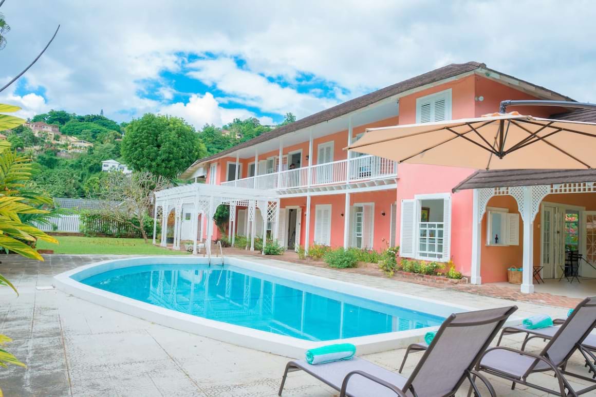 four bed family home with pool and office kingston
