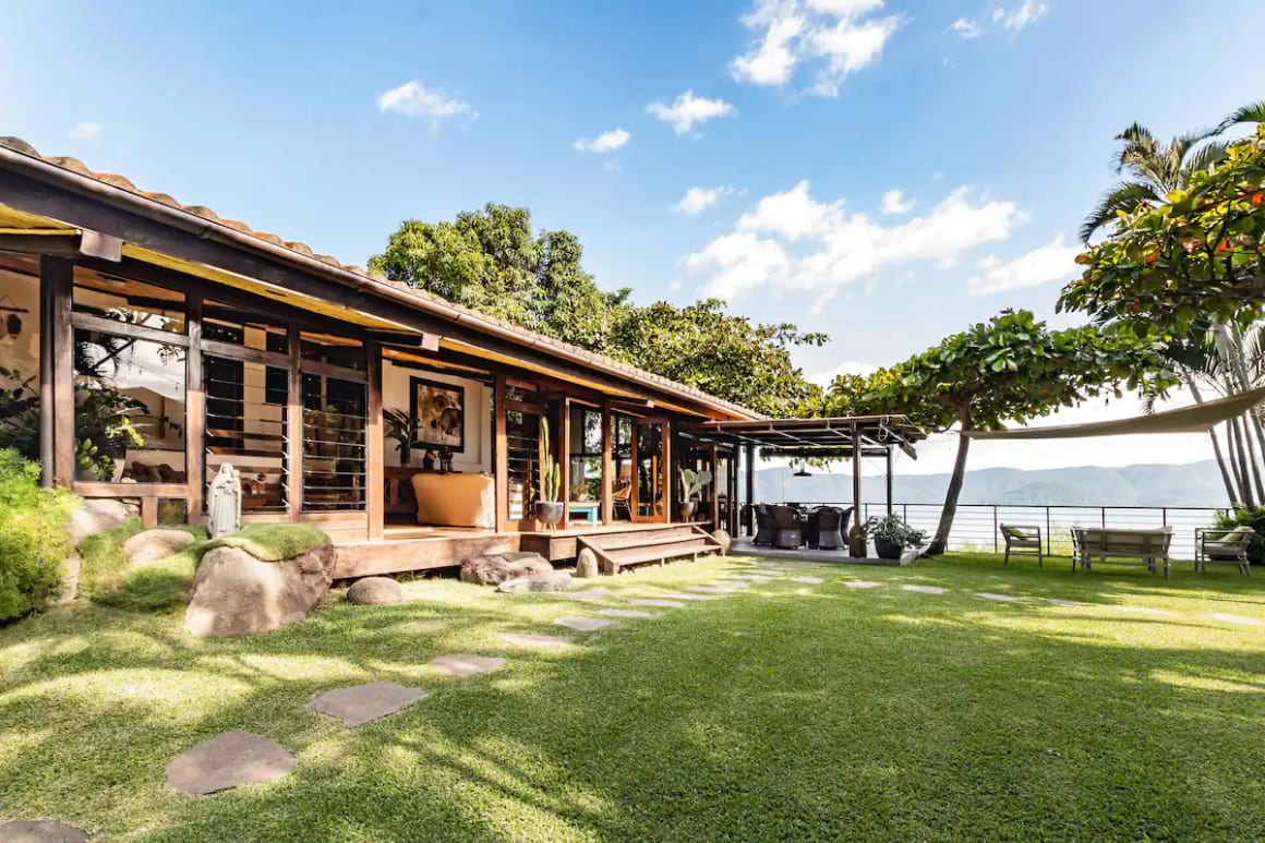 private villa on coatepeque lake el salvador