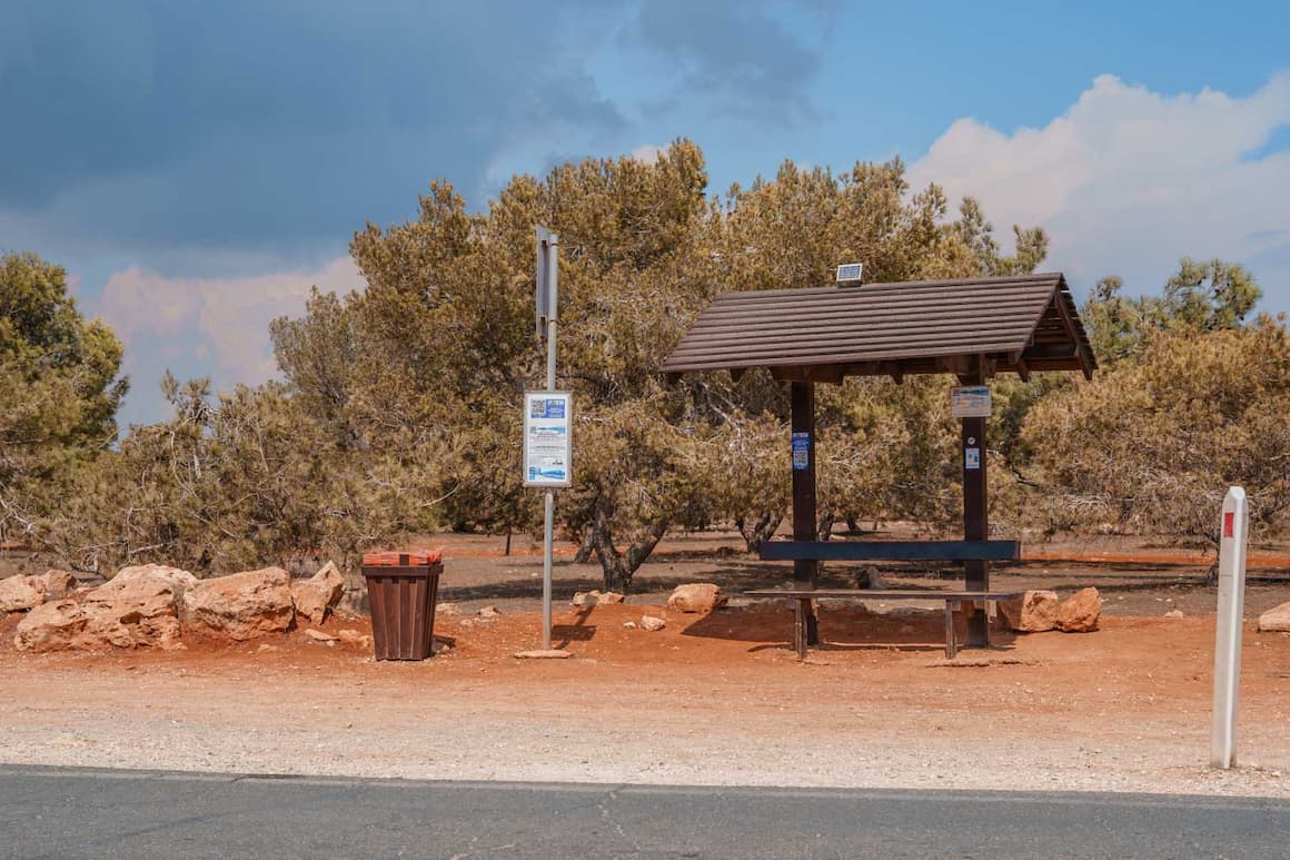Bus Stop in Ayia Napa