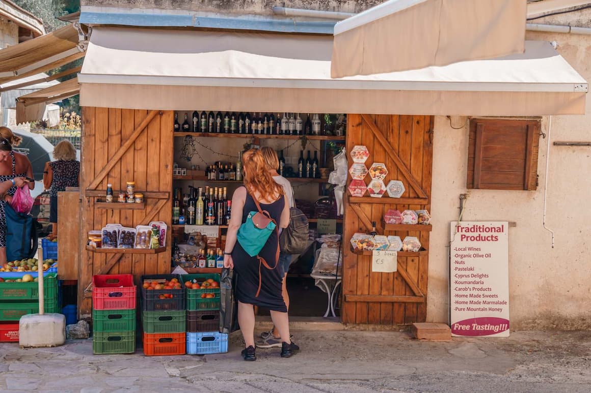 Traditional Shop in Omodos