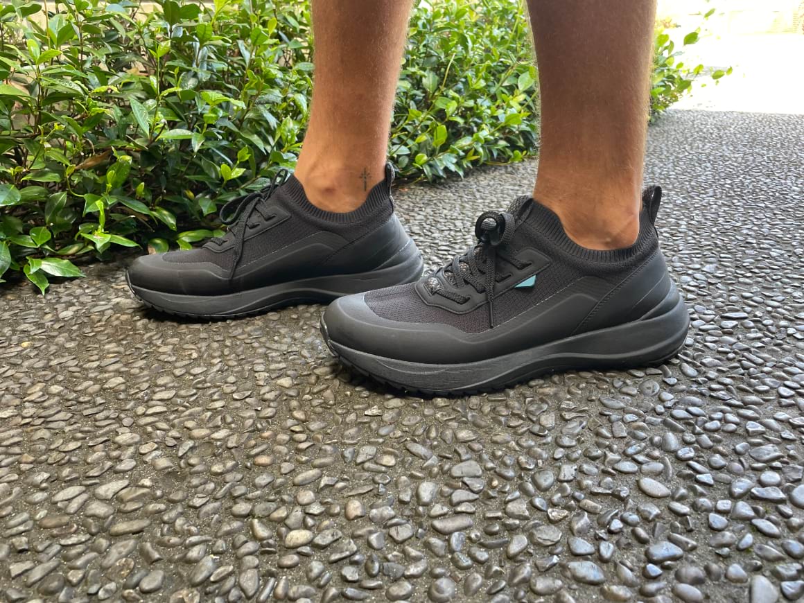 Vessi Footwear Stromburst low top side shoes travel explore