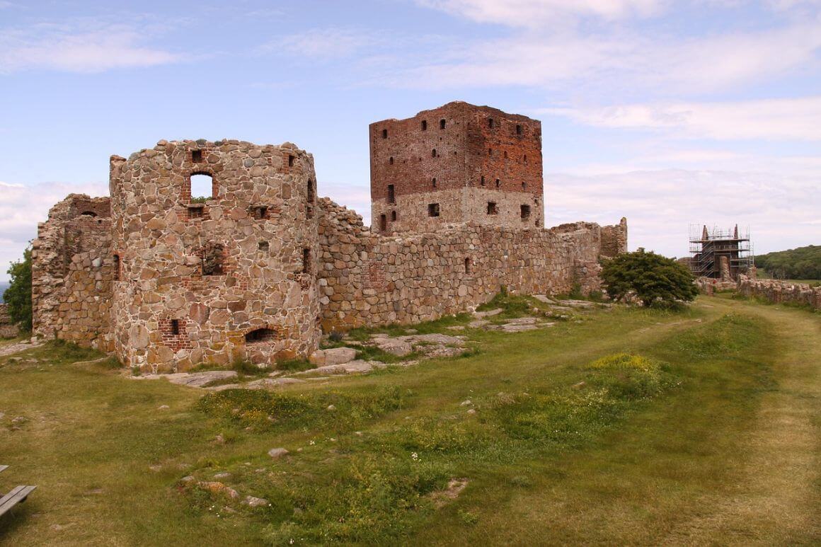 Denmark bornholm hammershus castle