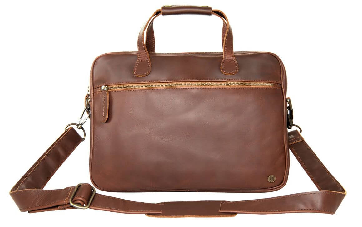 Mahi Leather Compact Laptop Satchel