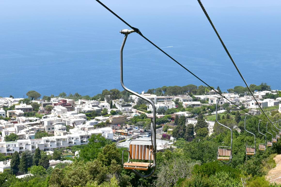 Fly High on the Chairlift Up to Mount Solaro