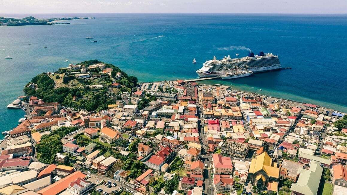 st georges view across city and sea