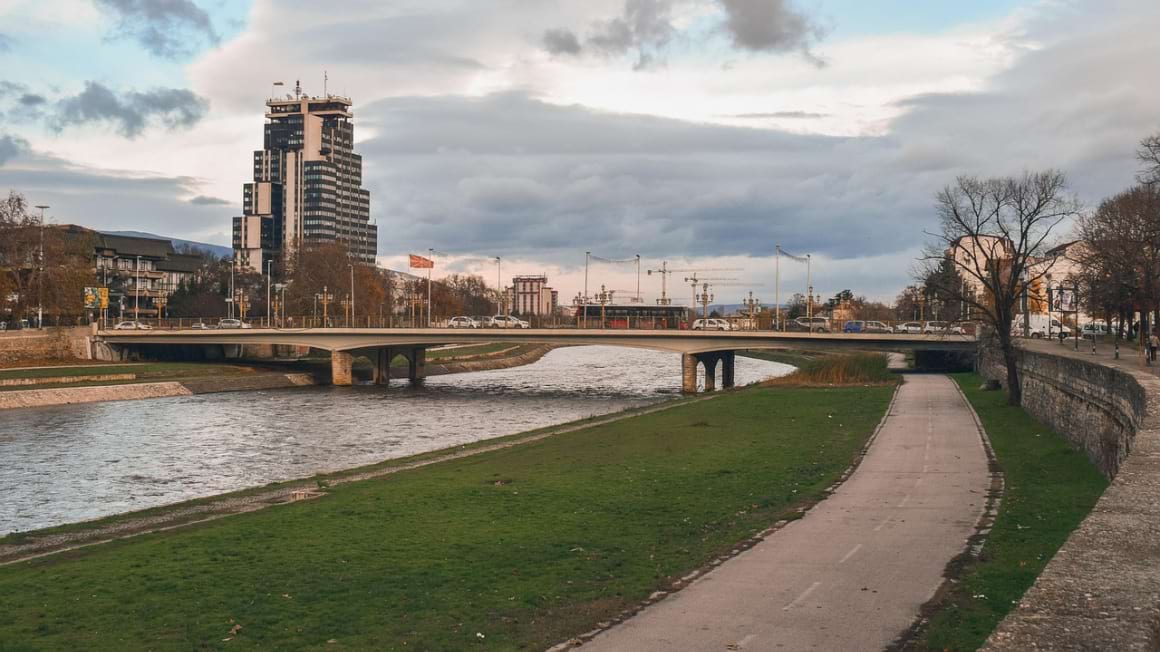 macedonia skopje karposh vardar river
