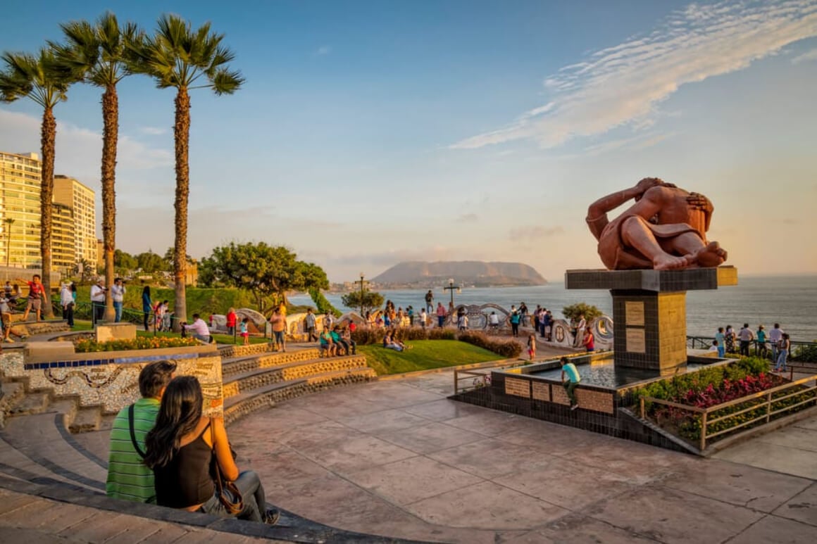 Catch the Sunset at Parque del Amor