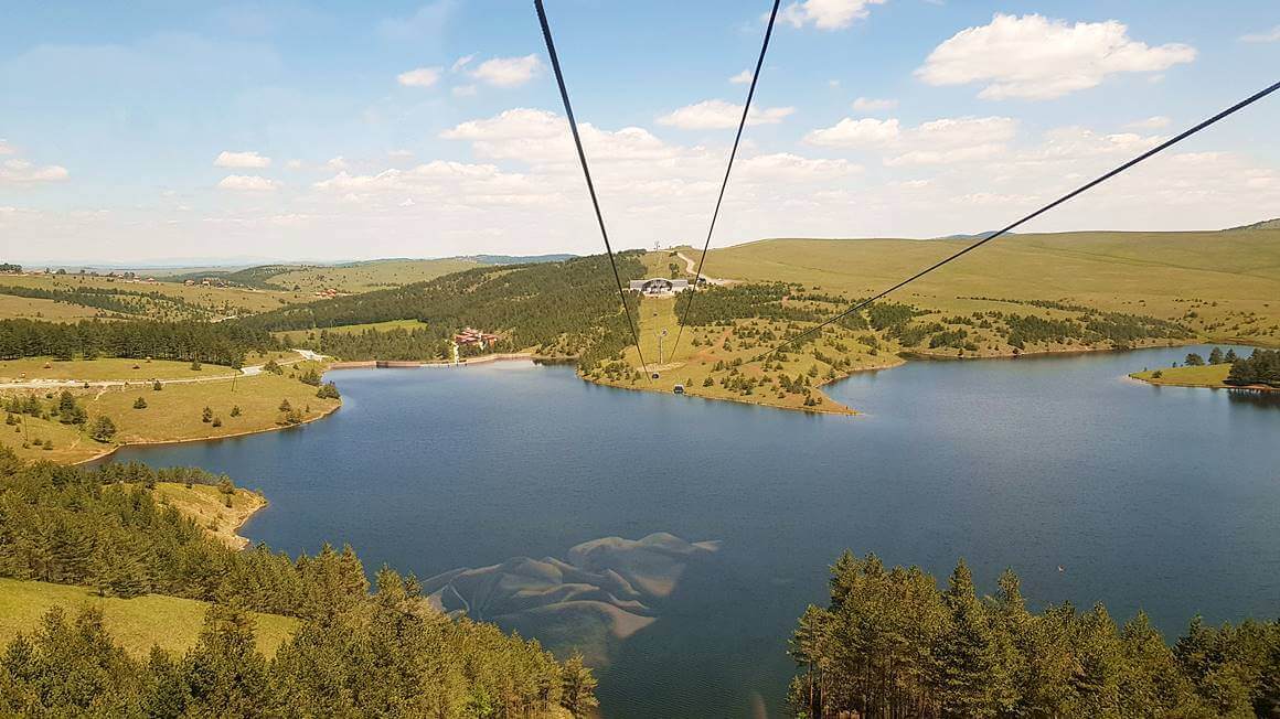 Zlatibor Gold Gondola - Lake view