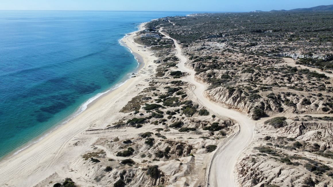 mexico baja la ventana drone shot water landscape