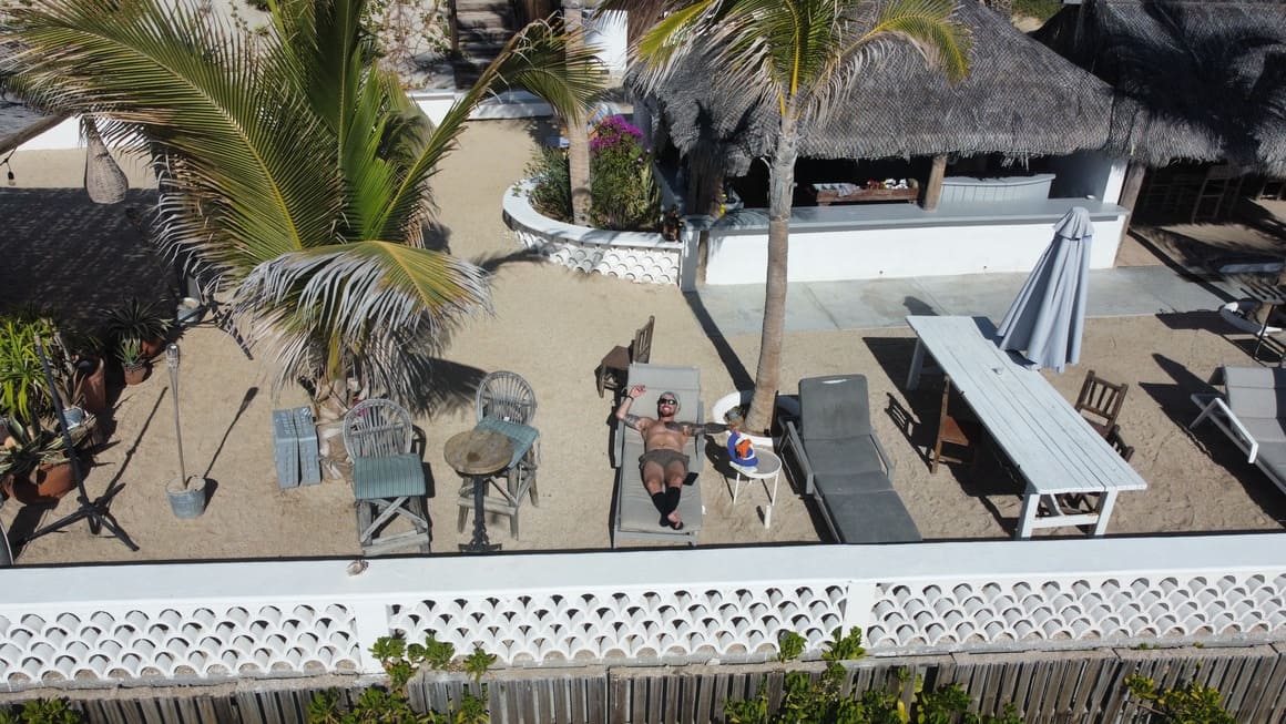 mexico baja resort will chilling sun lounger