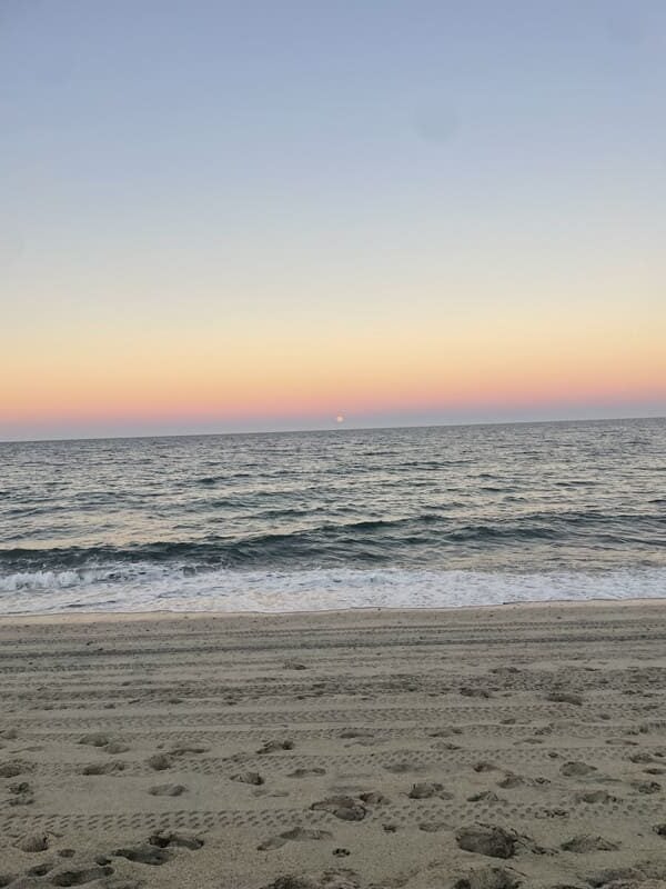 mexico baja sunset beach ocean