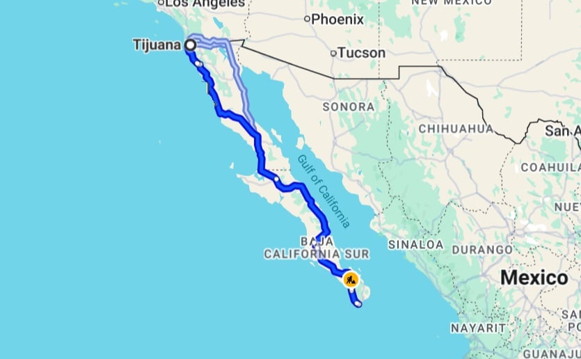 Baja Road Trip Route 1: Baja 1000 Route