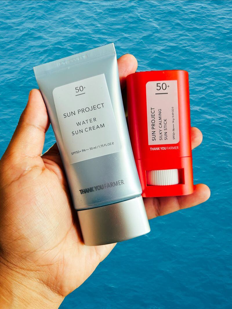 sunscreen lotion and cream