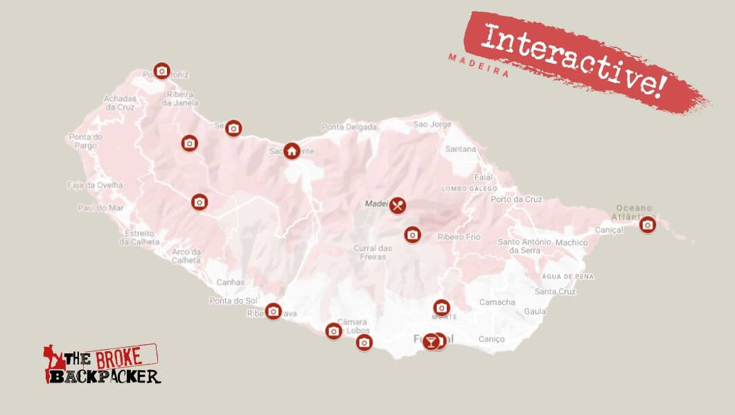 Things To Do in Madeira map