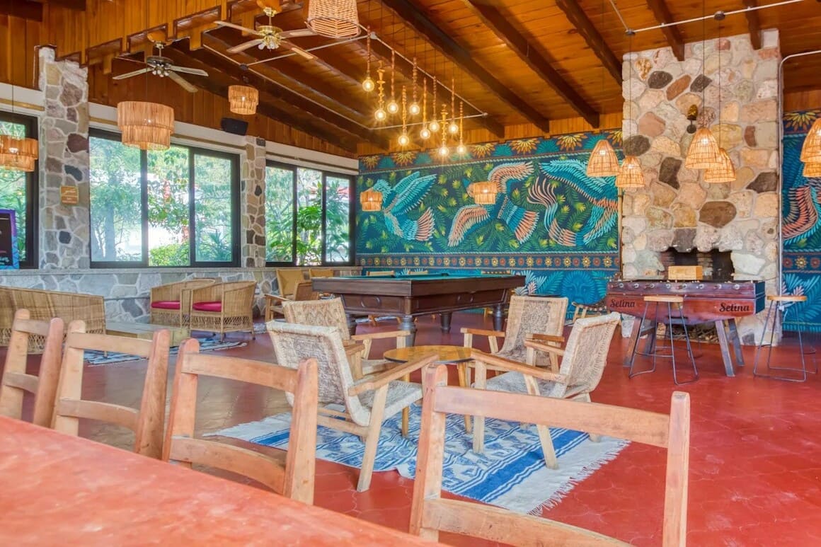 Socialtel Atitlan common area Socialtel hostel what happened to Selina?