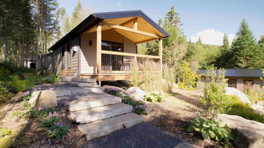 Nordique Spa Stoneham Jacques Cartier National Park Quebec Canada