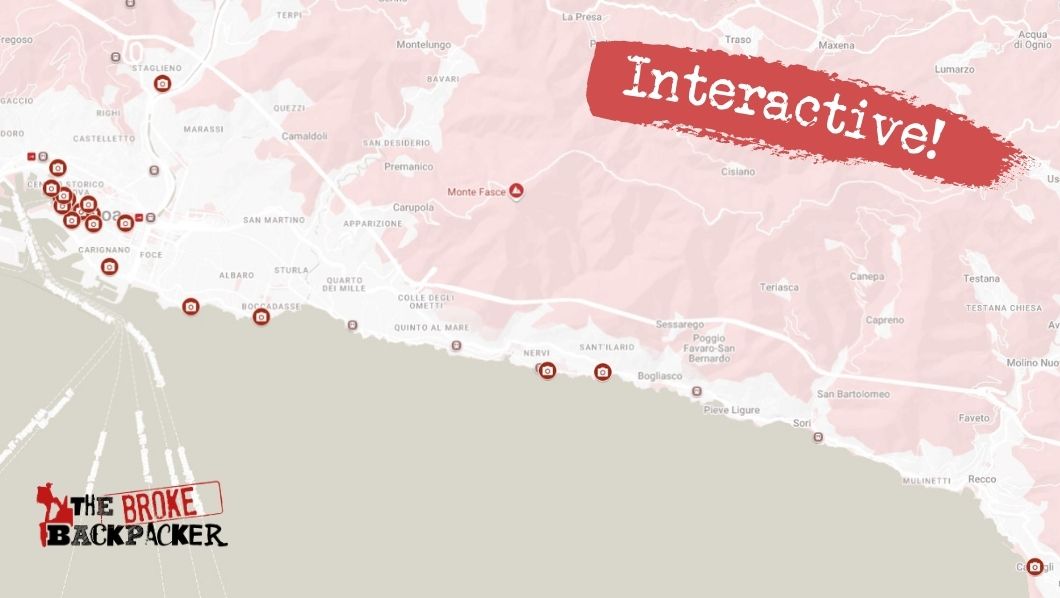 Things To Do in Genoa map