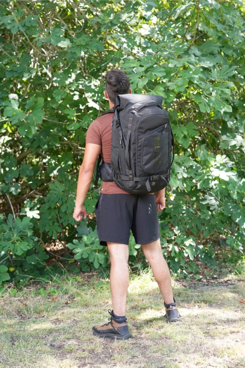 wearing tolaccea mlife backpack