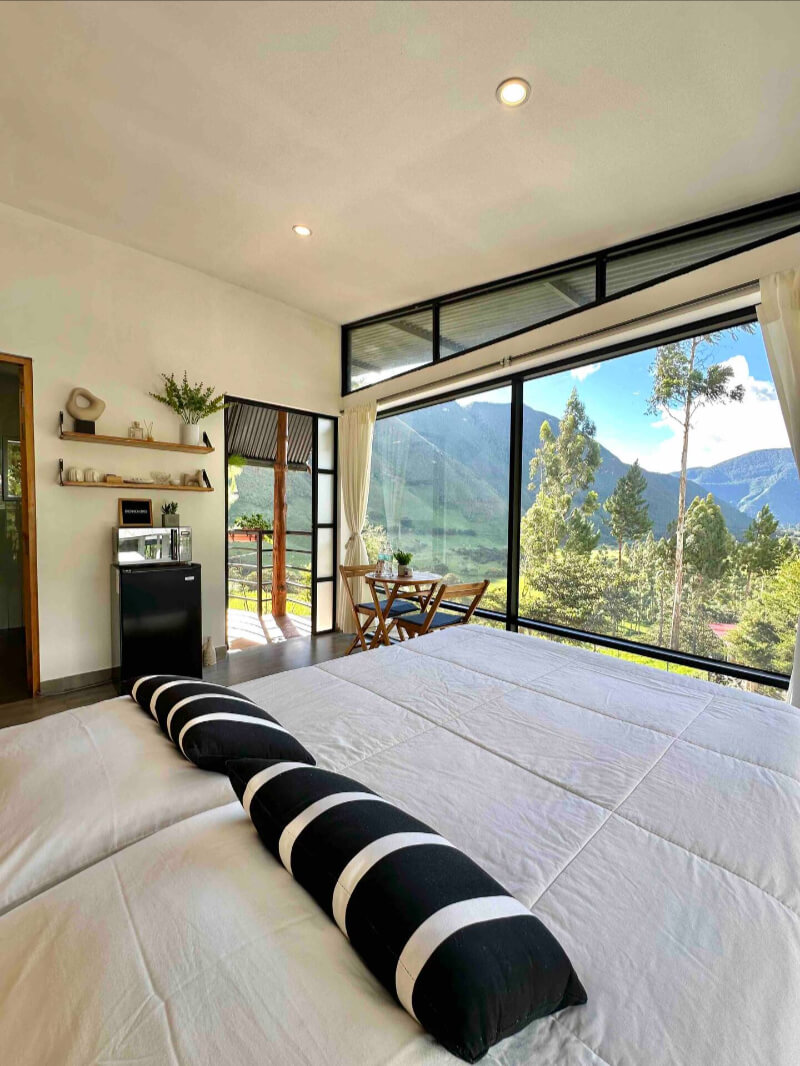 Oxapampa N2 bungalow with balcony, bathroom and minibar
