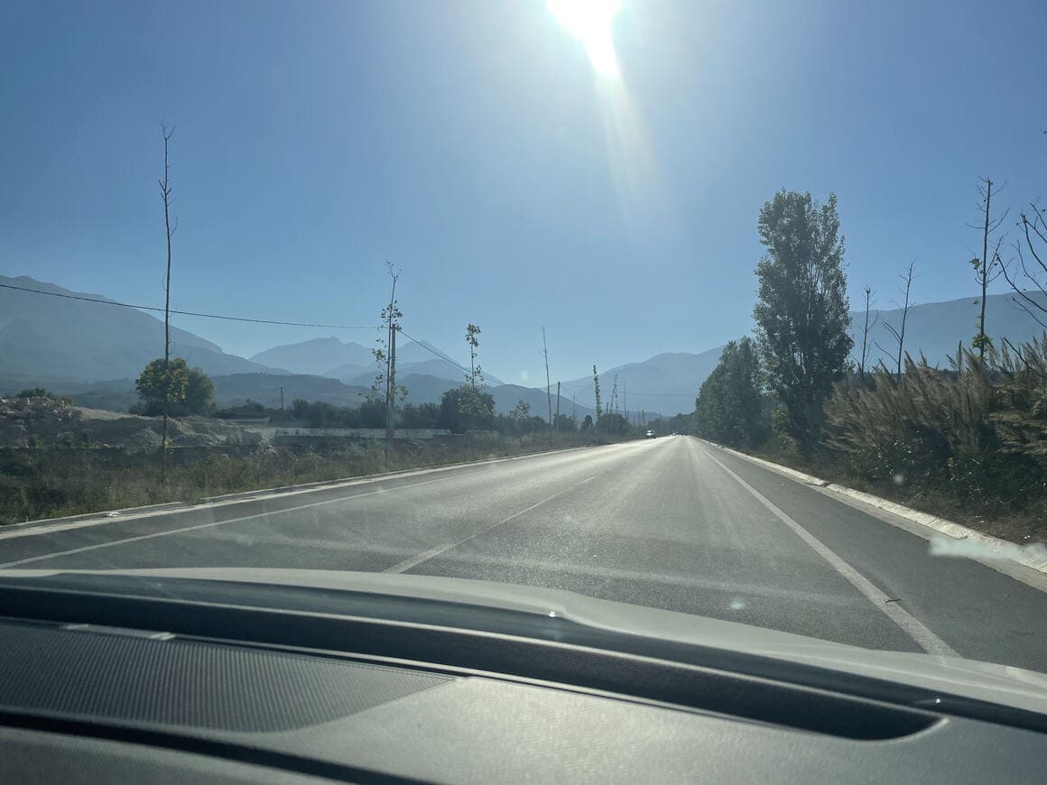 albania roadtrip car rental