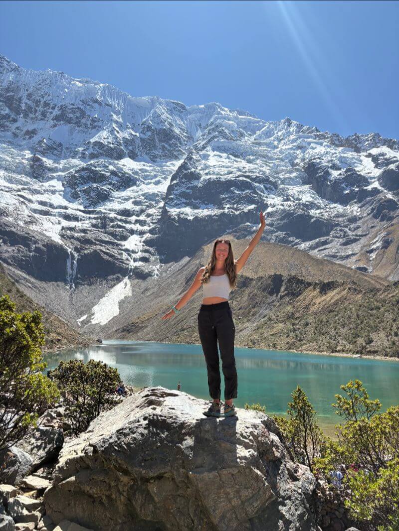 female traveler at Salkantay Trek