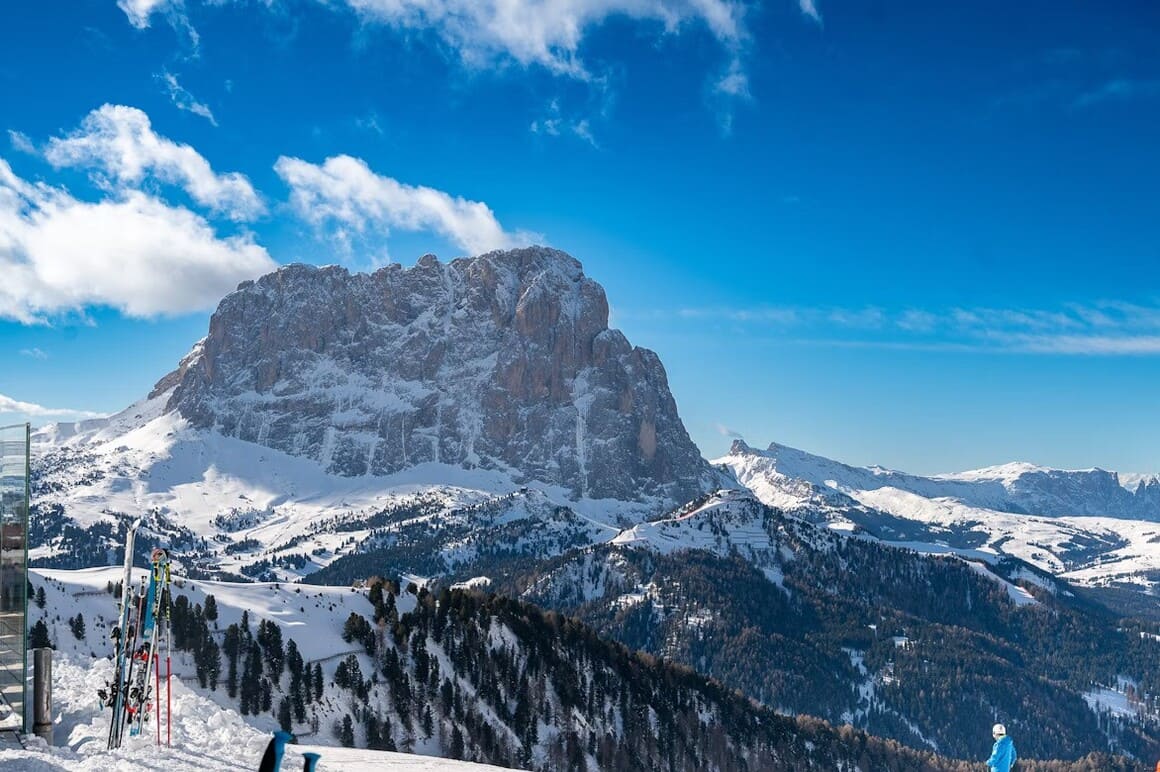 olympics italy dolomites skiing snow mountains