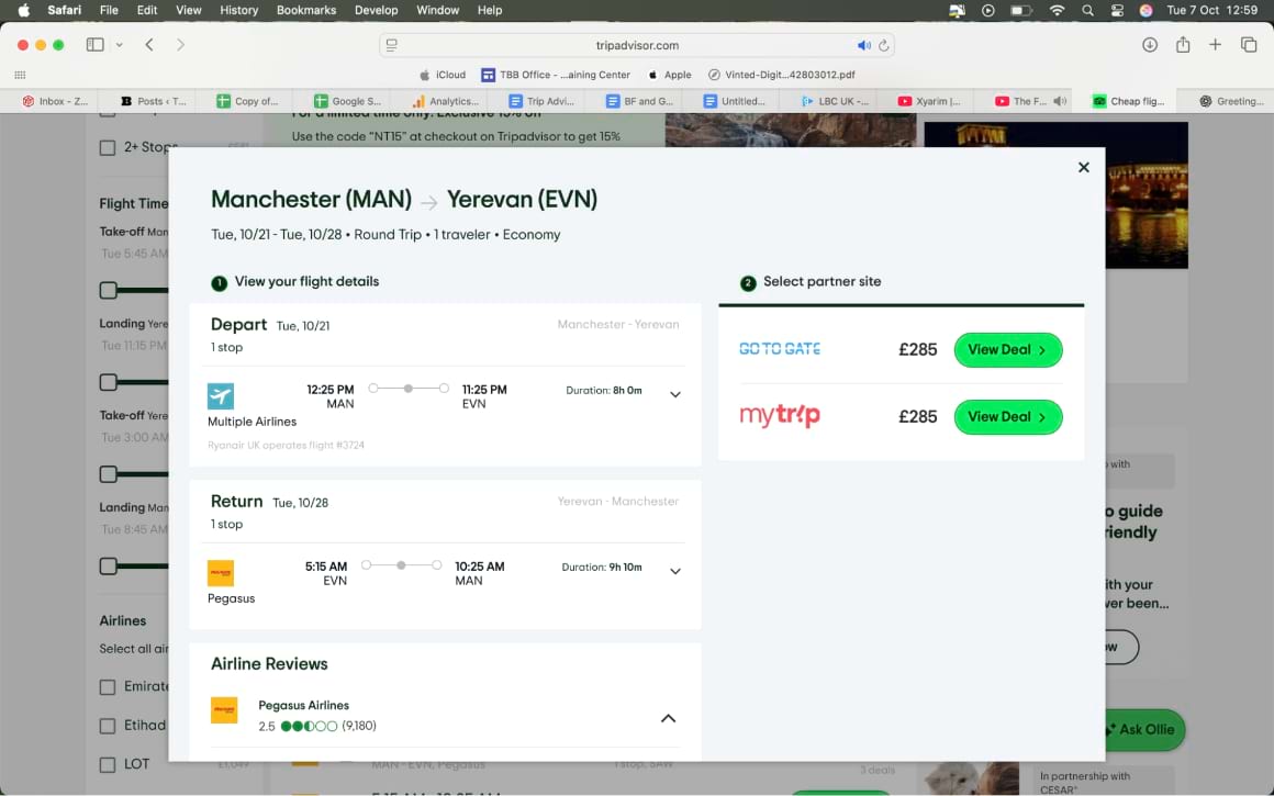 tripadvisor flights