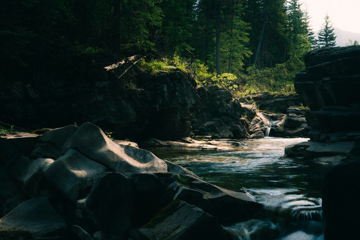 Kananaskis River in Banff, Canada, great for white water rafting