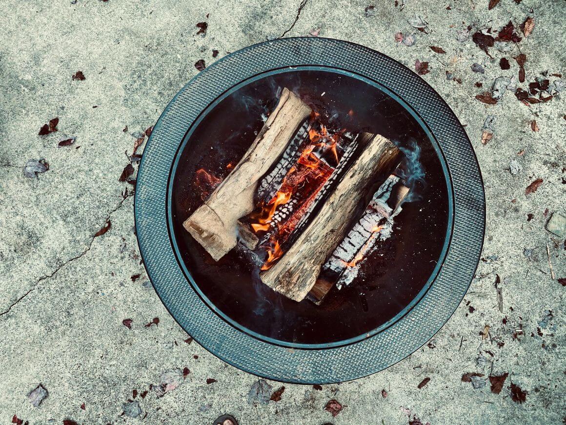 backyard bonfire