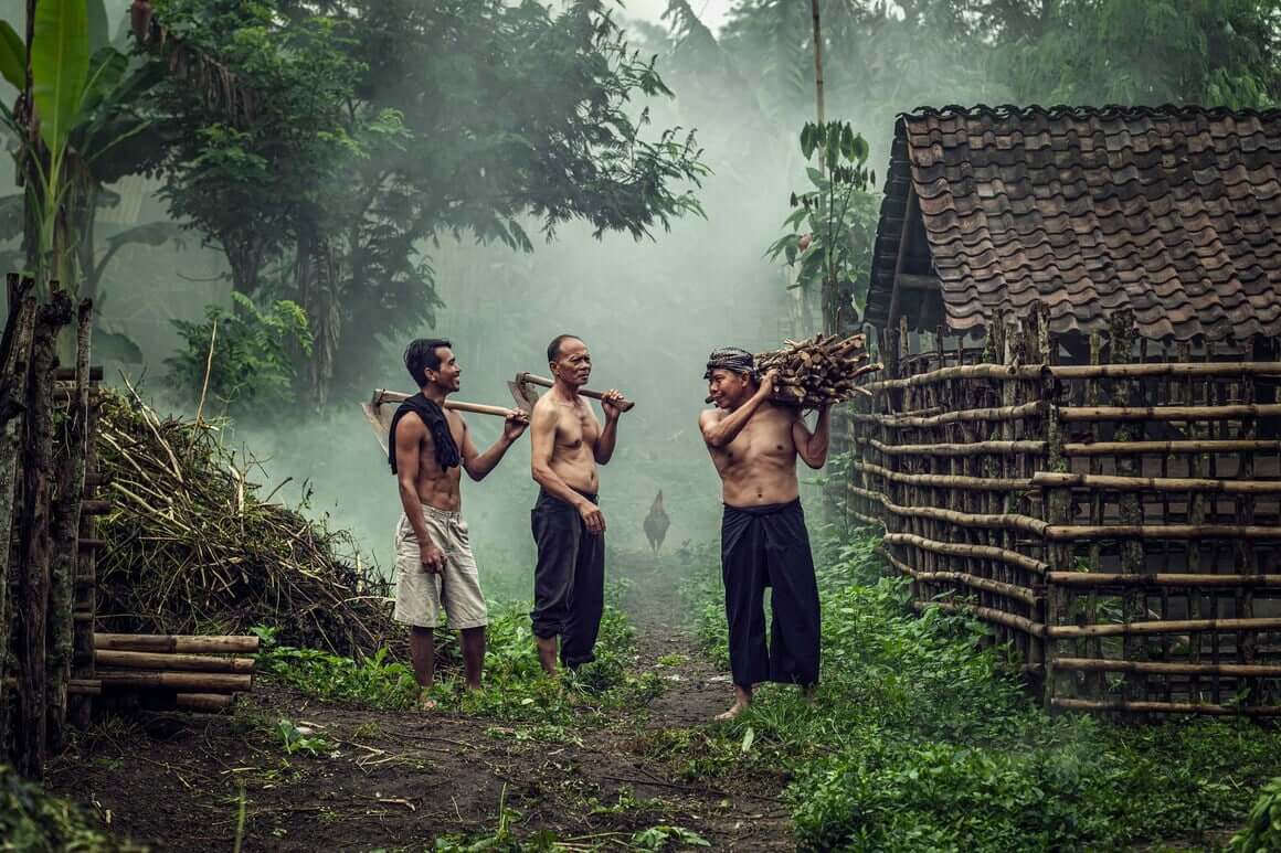 Indigenous people in the jungle