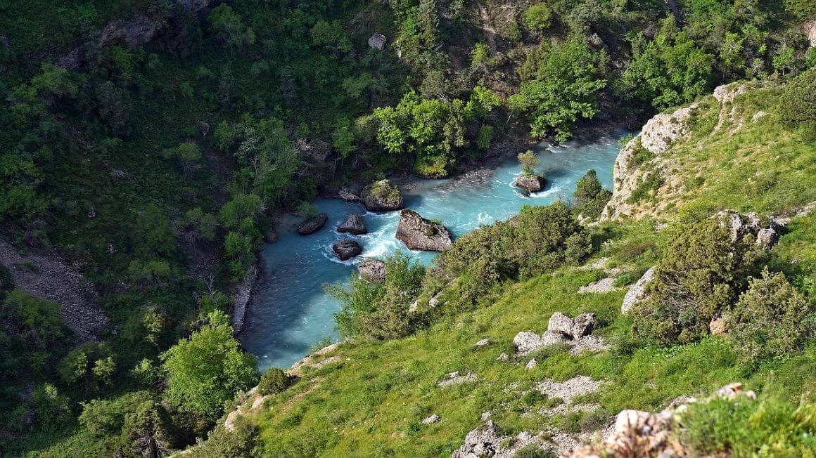 aksu zhabagly river