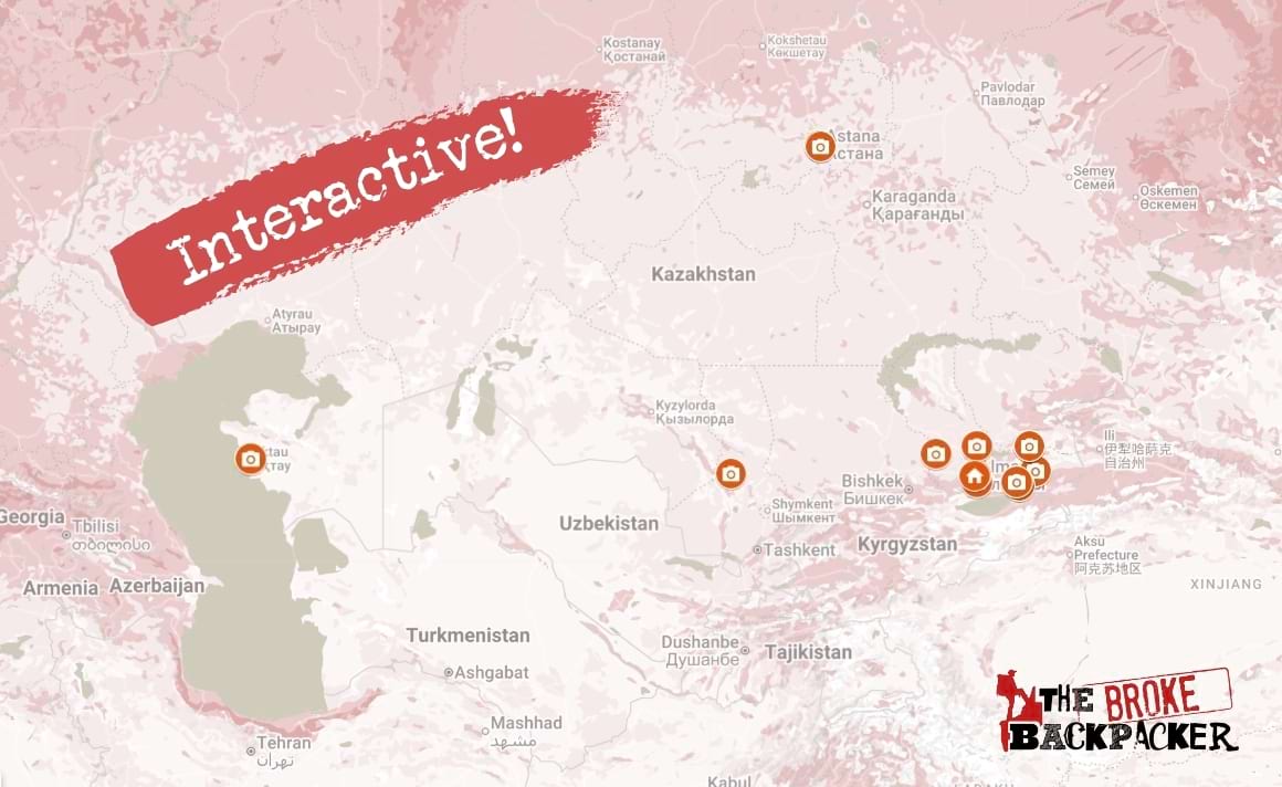 things to do in kazakhstan map