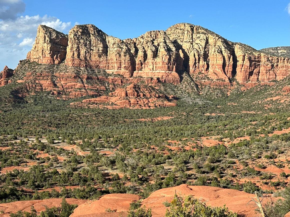 big rock formation in red rock state park