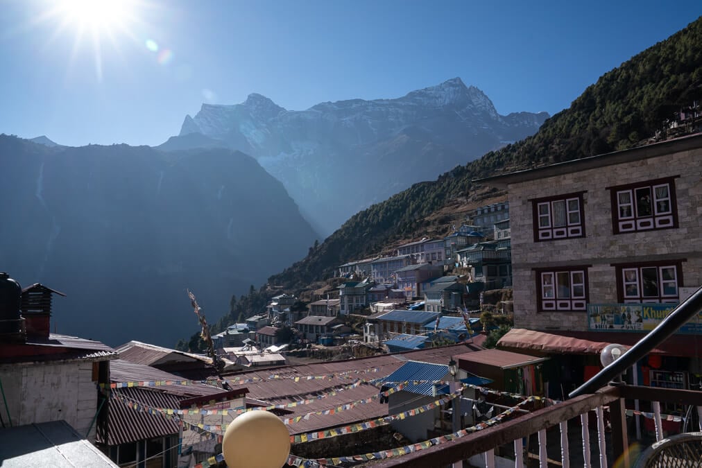 everest base camp namche mountains