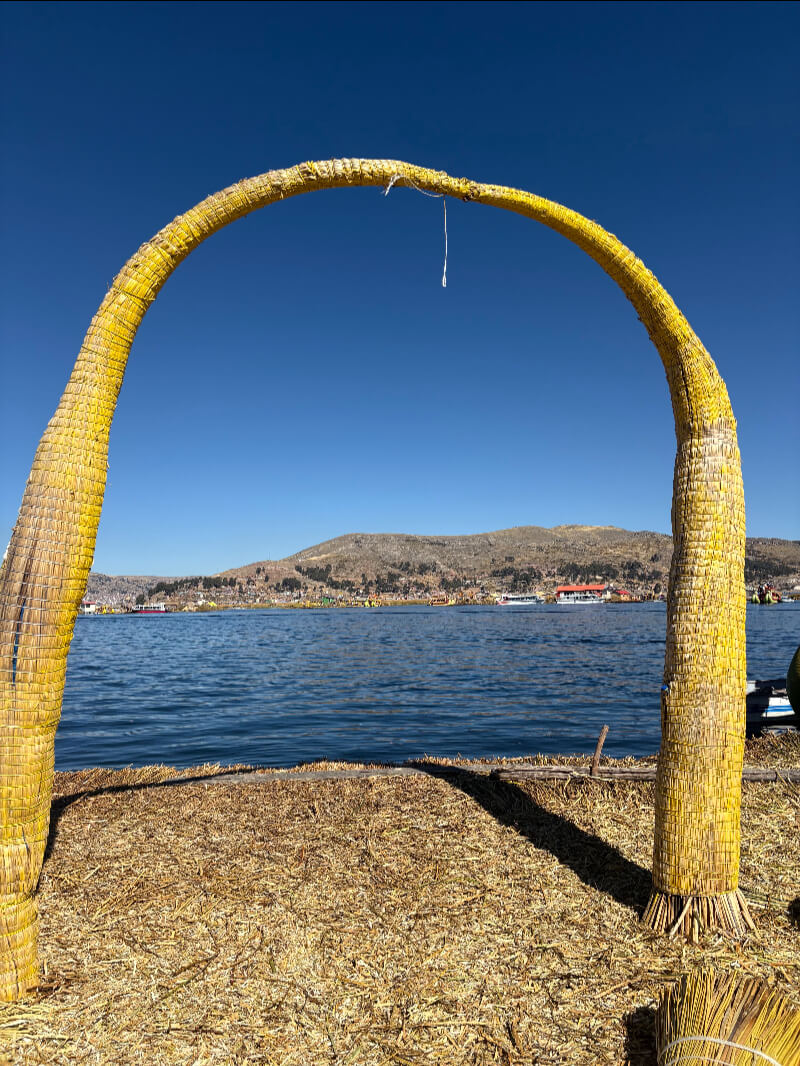View from the Uros Islands