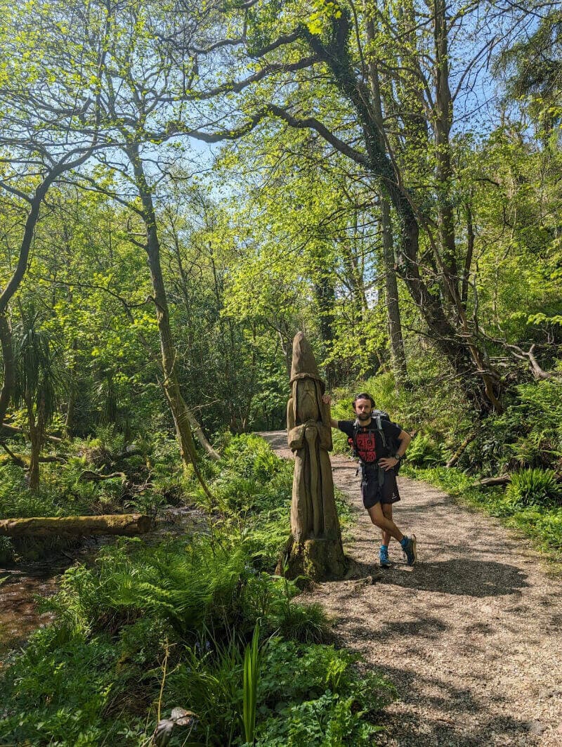 Groudle Glen filled with bright green trees on the isle of man