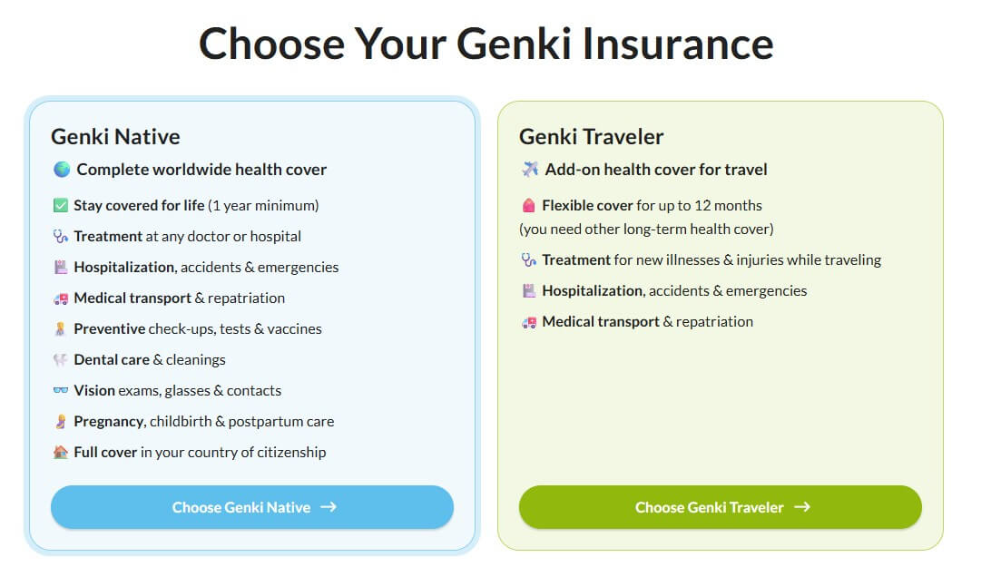 Genki Insurance price comparison