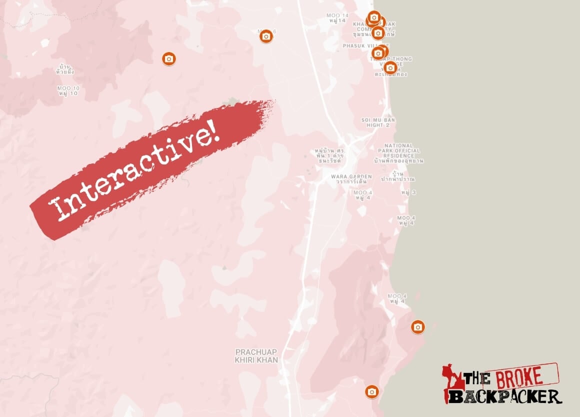 things to do in hua hin map